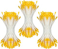 HAHIYO 700Pcs 2mm Yellow Double-Head Flower Stamen by HAHIYO