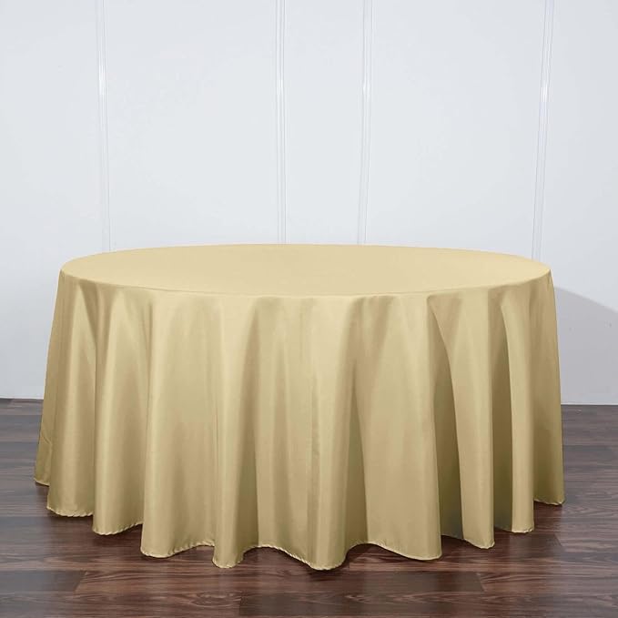 Efavormart Round Tablecloth, 120 Inch Stain & Wrinkle Resistant Washable Table - Image 8