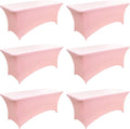 6-Pack 6ft Spandex Table Covers by Unknown