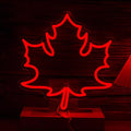 Maple Leaf Neon Sign LED Neon Red Leaf Light by BNEMCEZHLEDNEONSIGN
