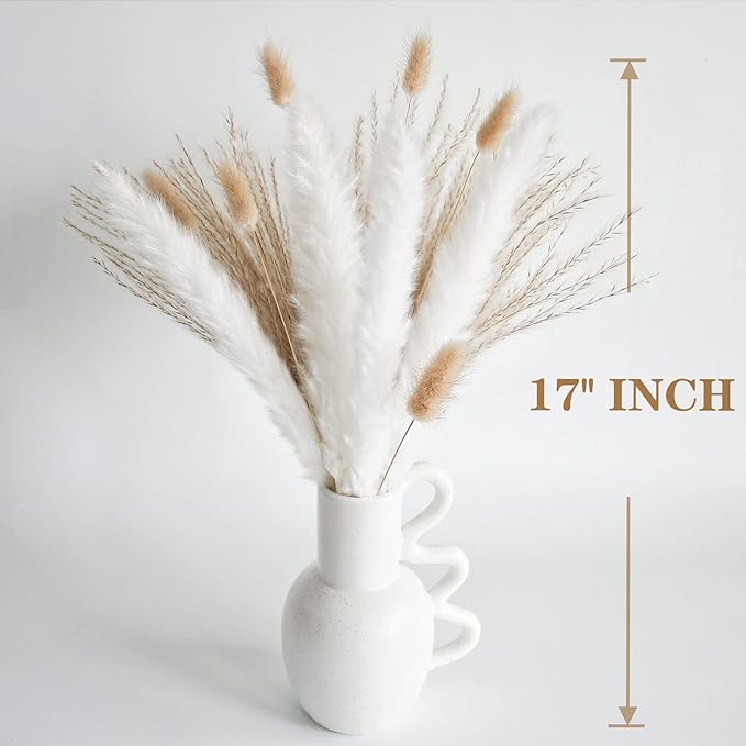 Natural Dried Pampas Grass Decor, Reed Grass Bouquet - Image 3