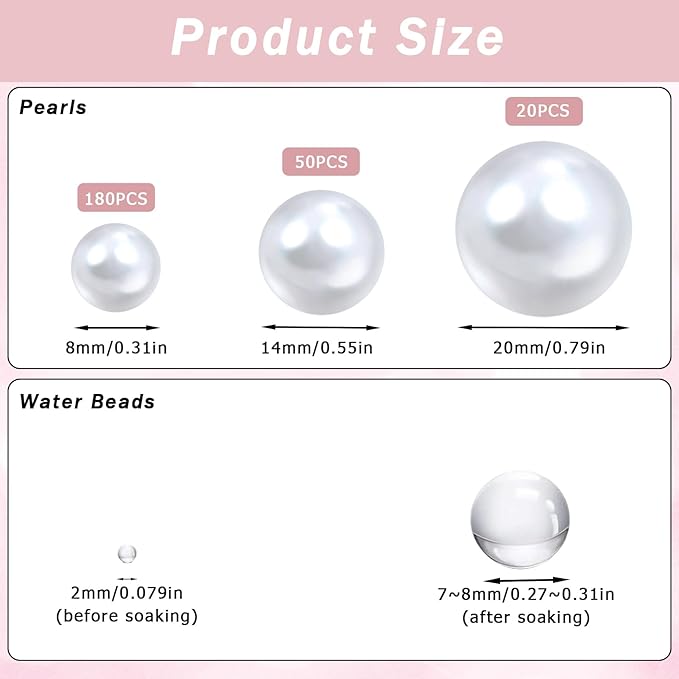 Floating Pearls for Centerpieces Vases - Image 2