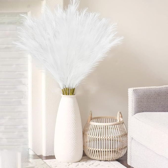 35" Faux Pampas Grass Decor - Image 3