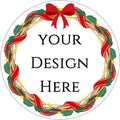 100-1000pcs Custom Stickers Merry Christmas Stickers Personalized Labels by Unknown