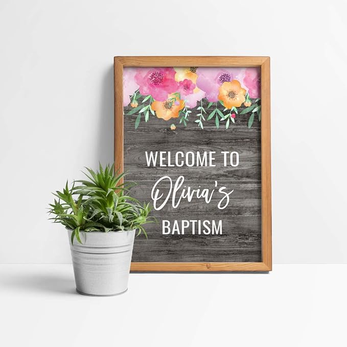 Andaz Press Personalized Extra Large Wedding Easel Board Party Sign, 12x18-inch - Image 6