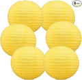 BEISHIDA 12-Inch Yellow Round Paper Lanterns Decorative Hanging Asia Chinese by Beishida