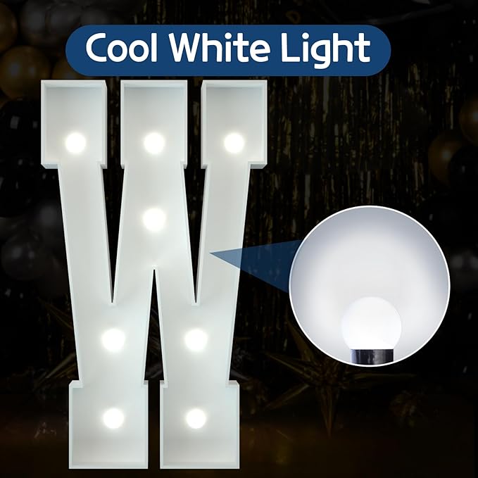 Marquee Letters 3 Feet Tall Large Light Up Letters Baby Shower Decorations - Image 2