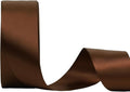 LaRibbons Brown Ribbon 1 1/2 Inch 25 Yards Double Faced Friar Brown Silk Ribbon by LaRibbons