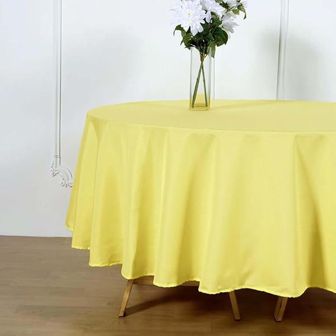 Efavormart Round Tablecloth, 90 Inch Stain & Wrinkle Resistant Washable Table - Image 9