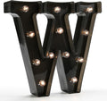 Light Up Black Alphabet Marquee Letters Sign LED Marquee Number Lights Sign by OYCBUZO