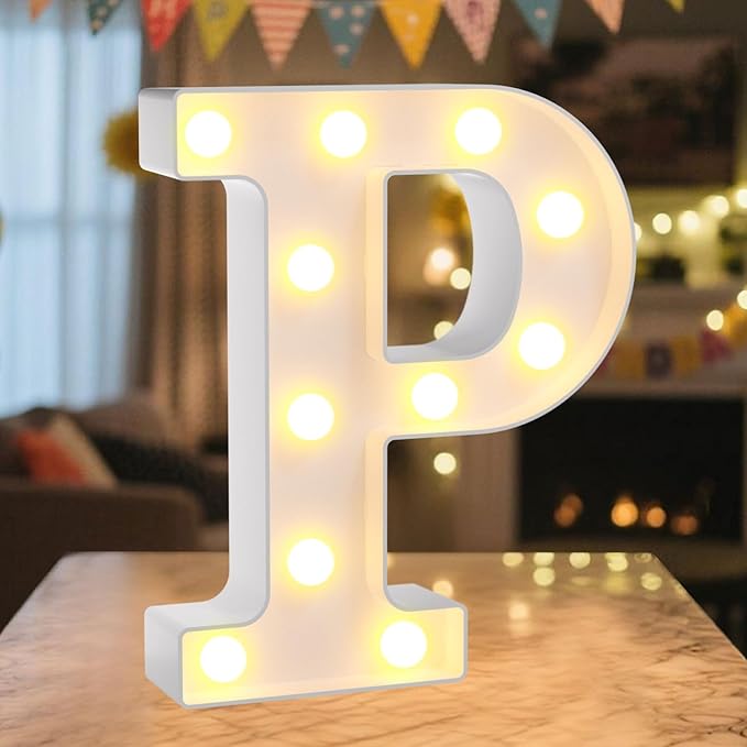 LED Marquee Light Up Letters Sign by NANXU
