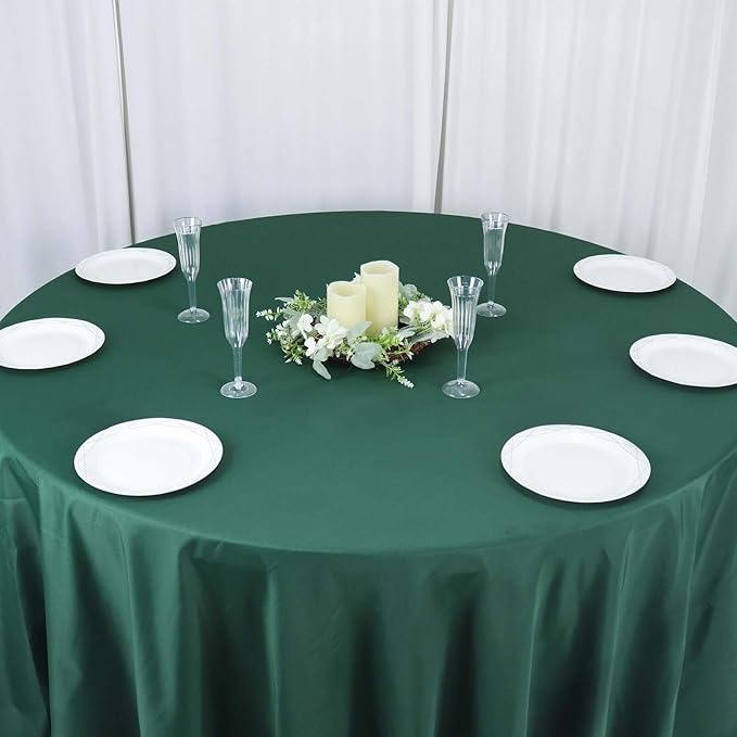 Efavormart Round Tablecloth, 132 Inch Stain & Wrinkle Resistant Washable Table - Image 8