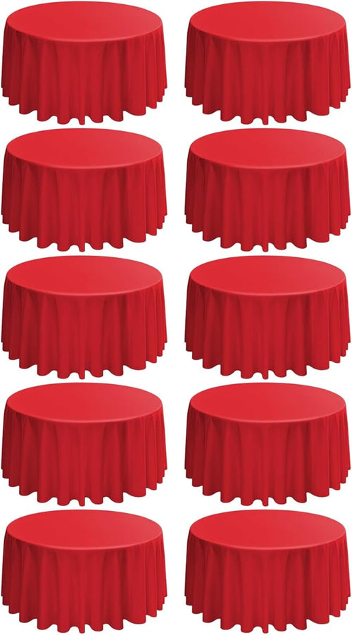 10 Pack Round Tablecloths by REWOMC