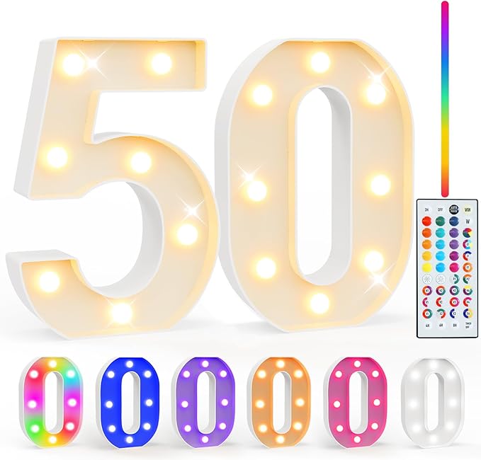 Pooqla 50th Birthday Decorations by Pooqla