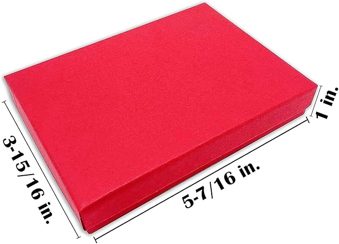 TheDisplayGuys - 25-Pack #53 Kraft Paper Cardboard Gift Boxes/Jewelry Cases w. - Image 2