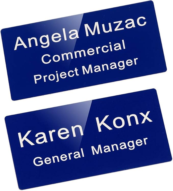 Custom Engraved Name Tag Badges – Personalized Identification ID Badge - Image 2