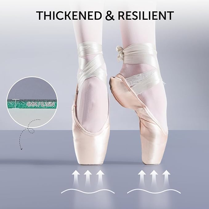 Dance Floor Mat Ballet Dance Floor Heavy-Duty 4MM PE Practice Floor - Image 2