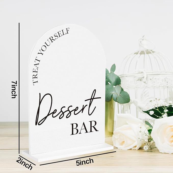 2Pcs Dessert Bar Sign Cards and Gifts Signs - Image 2