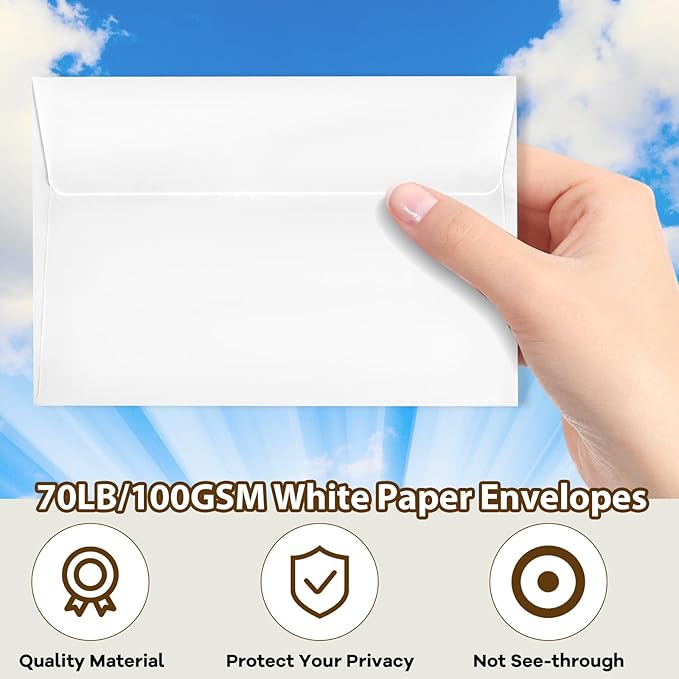 gisgfim 1000 Pcs A4 Envelopes - Image 5