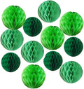 12pcs Party Honeycomb Balls Decorations 3'' 6'' 8'' Honeycomb Flower Tissue Pom by Yangeey