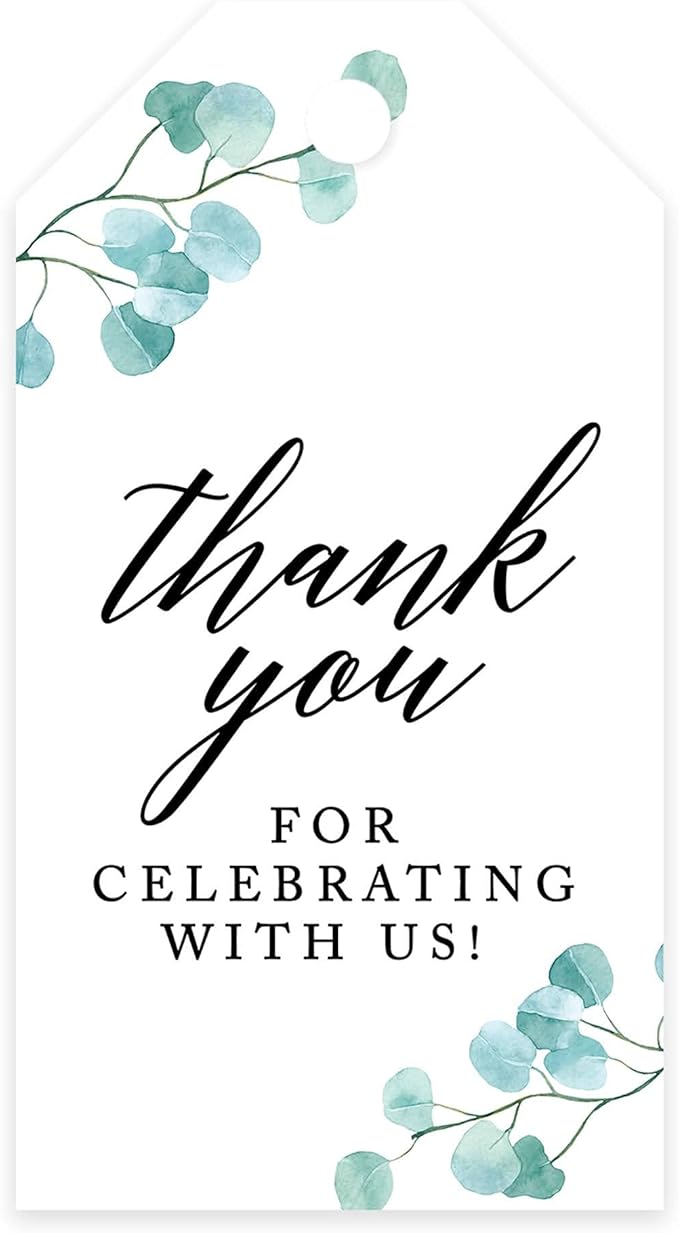 Andaz Press 100-Pack Thank You for Celebrating by AndazPress