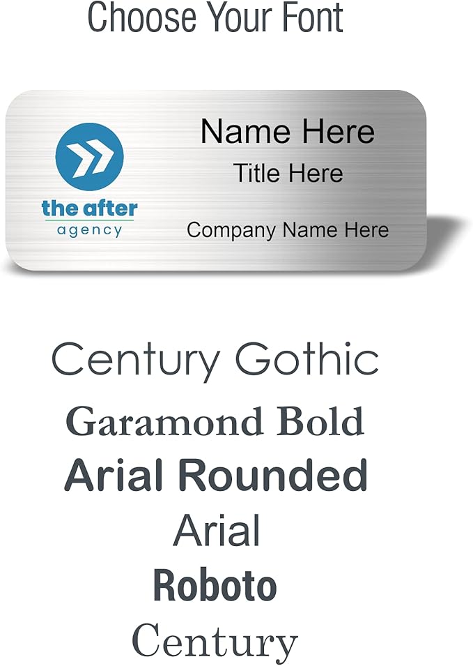 Custom Name Tag with Logo - Image 5