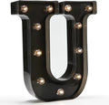 OYCBUZO Light Up Black Alphabet Marquee Letters Sign LED Marquee Number Lights by OYCBUZO