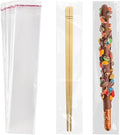 2x10 Inches 100 Pcs Pretzel Bags Thickened Pretzel Rod, Self Sealing Cellophane by DTmasao