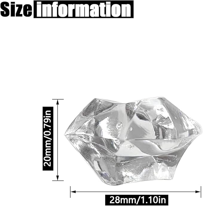 Fake Ice Rocks, Vase Fillers Table Scatter - Image 2
