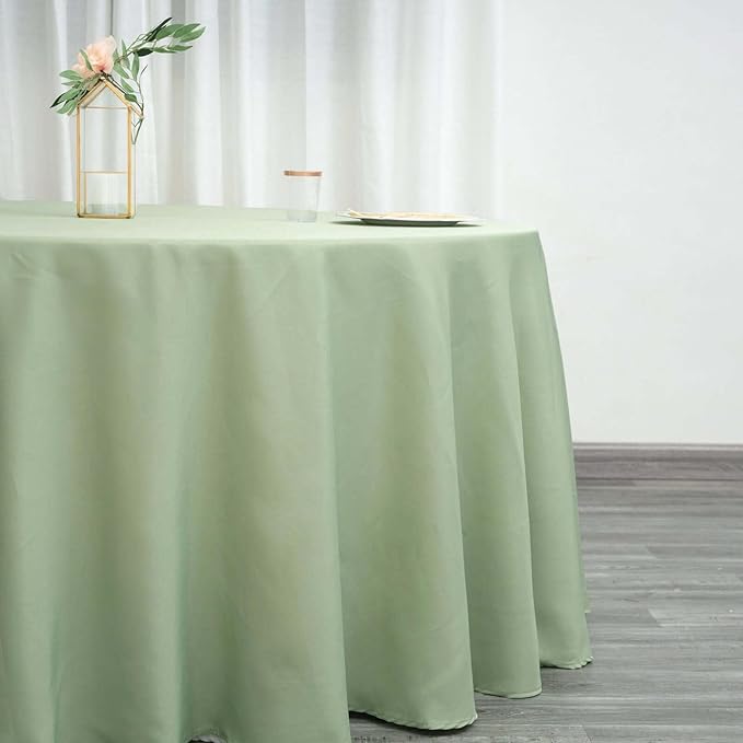 Efavormart Round Tablecloth, 120 Inch Stain & Wrinkle Resistant Washable Table - Image 3