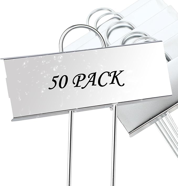 FORUP Metal Plant Labels, 50 Pack Garden Label Markers, Weatherproof Garden by FORUP+LLC