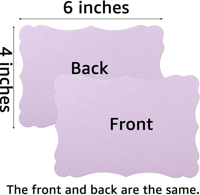 50 Pack Blank Kraft Cards Cardstock Thick Paper Brown Greeting Cards - Image 2