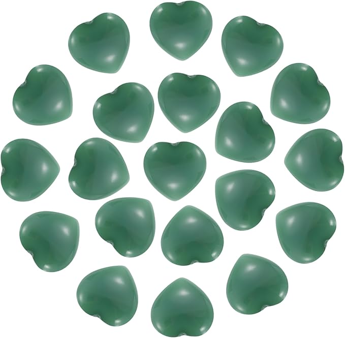 PATIKIL 20 Pcs Natural Heart Shaped Crystal Stone, 0.6 Inch Mini Polished Love by PATIKIL