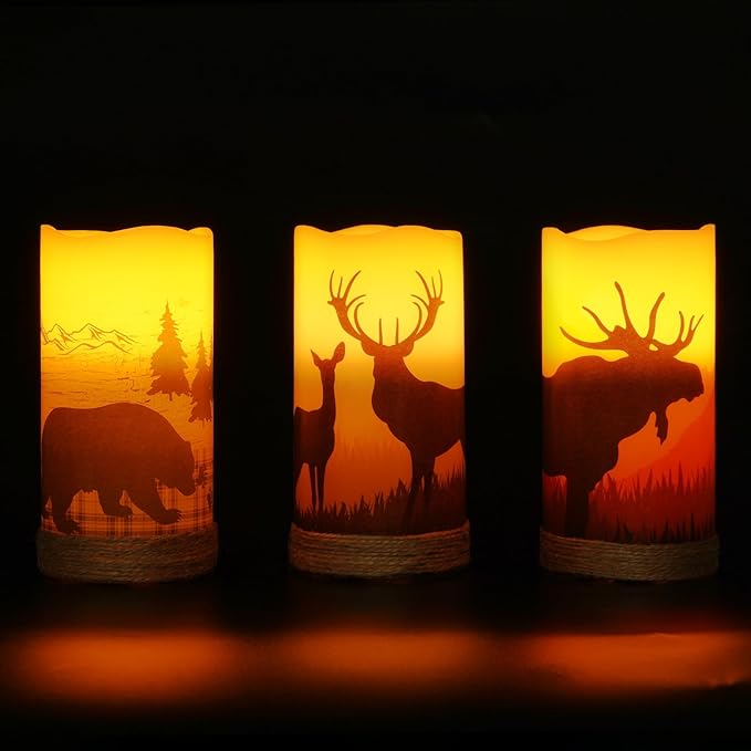 Homemory Christmas Flameless Candles Battery Operated - Image 4