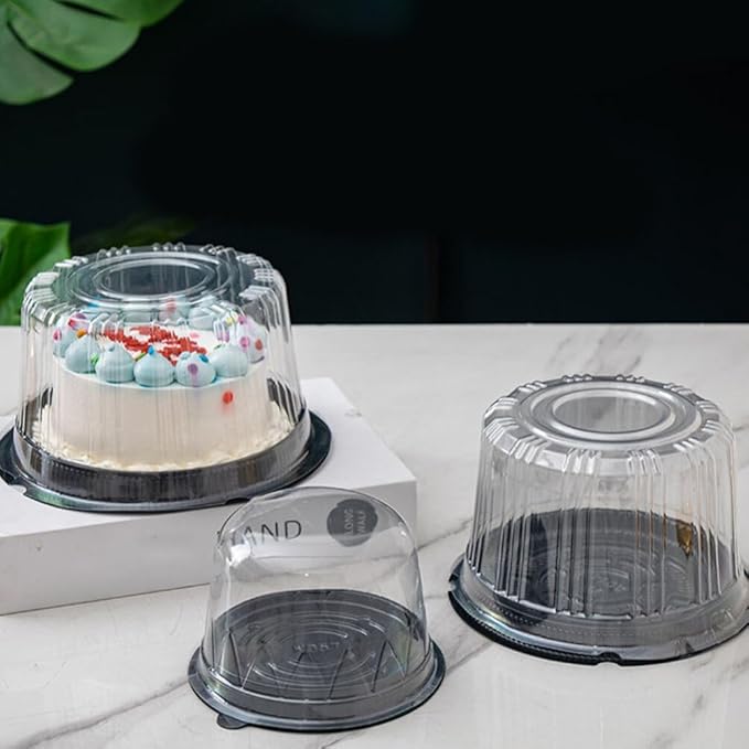 10-Pack Round Cake Stand & Dome - Image 9