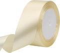 Rice White Solid Satin Ribbon 1-1/2 Inch 25 Yards Solid Polyester Fabric Ribbon by Riunbb