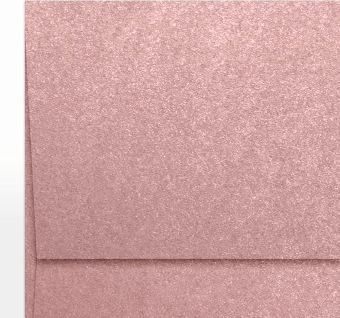 LUXPaper A7 Invitation Envelopes | Peel & Press | 5 1/4" x 7 1/4" | Misty Rose - Image 4