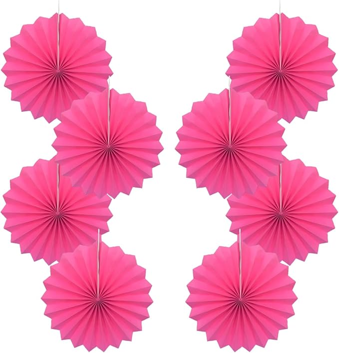 Red Graduation Party Decor, Girls Party Decorations, Party Supplies Party Fans by BARTHEW