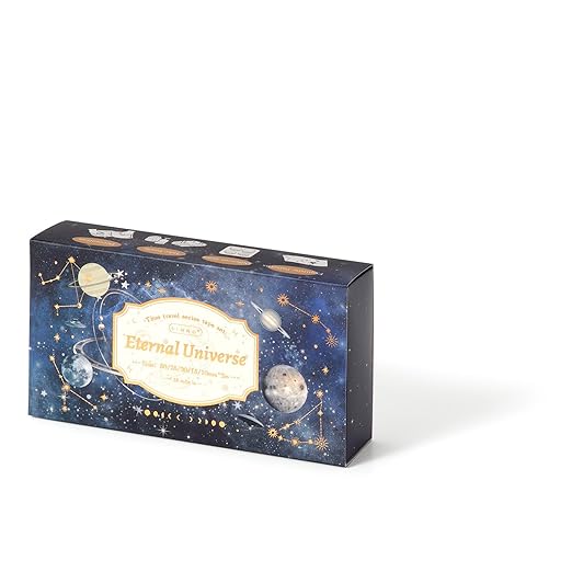 18 Rolls Celestial Washi Tape Set Galaxy washi Tape - Image 6