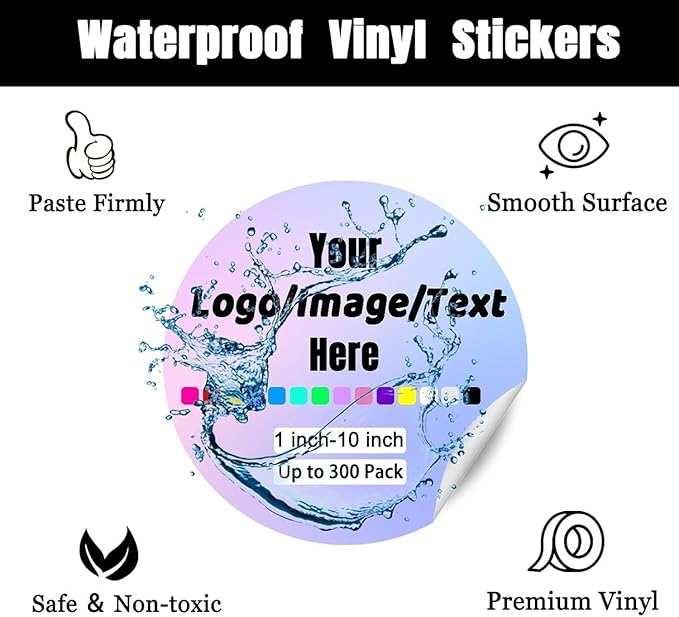 Custom Stickers for Weddings, Birthdays & Businesses - Image 4
