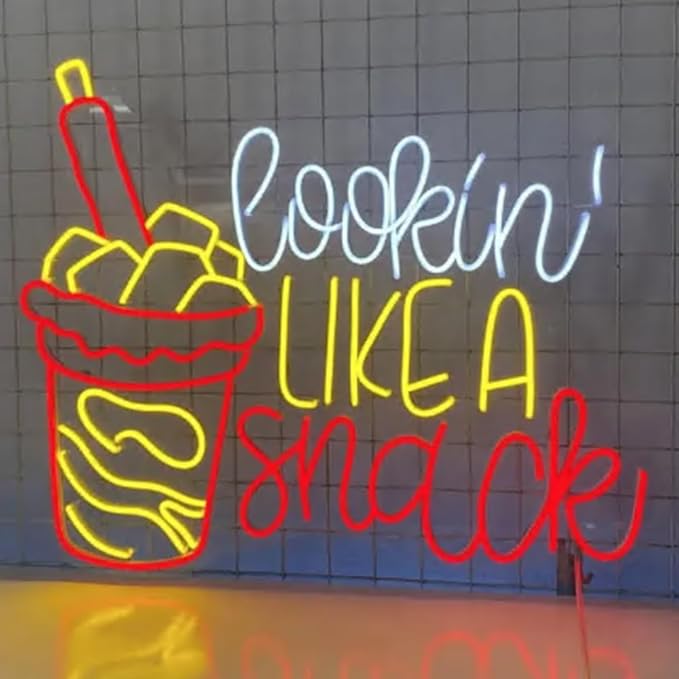 Looking Like A Snack Neon Sign, Mangonada Led Sign, Mexico Mangonada Led Light - Image 2