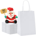 METRONIC Paper Gift Bags 5.25x3.75x8 50Pcs, Kraft Paper Bags by METRONIC