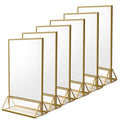 NIUBEE 6Pack 4 x 6 Clear Acrylic Sign Holder by NIUBEE