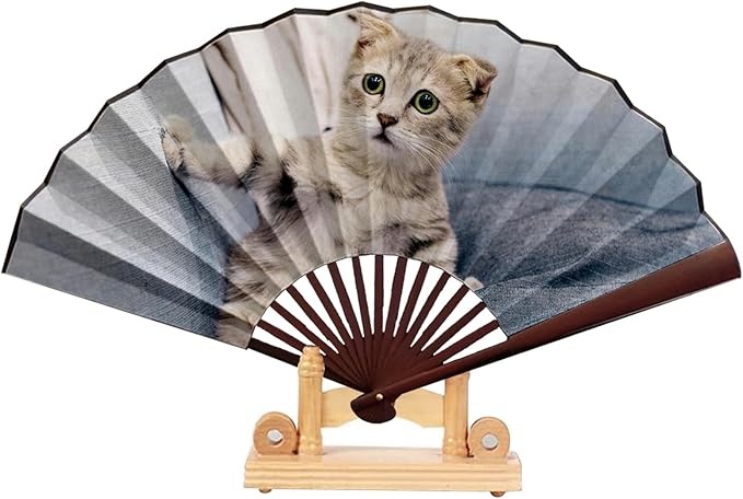 Decorative Folding Fans Personalized Fans Custom Fans Handheld Clack Fans - Image 7