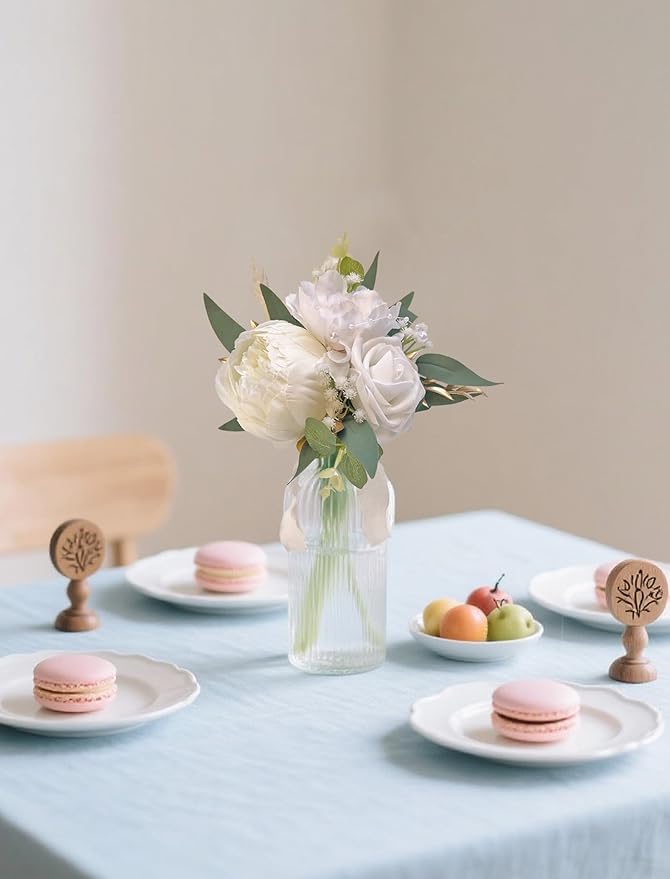 CherishedMoments Set of 6 Assorted Flower Centerpieces Mini Floral Wedding - Image 4