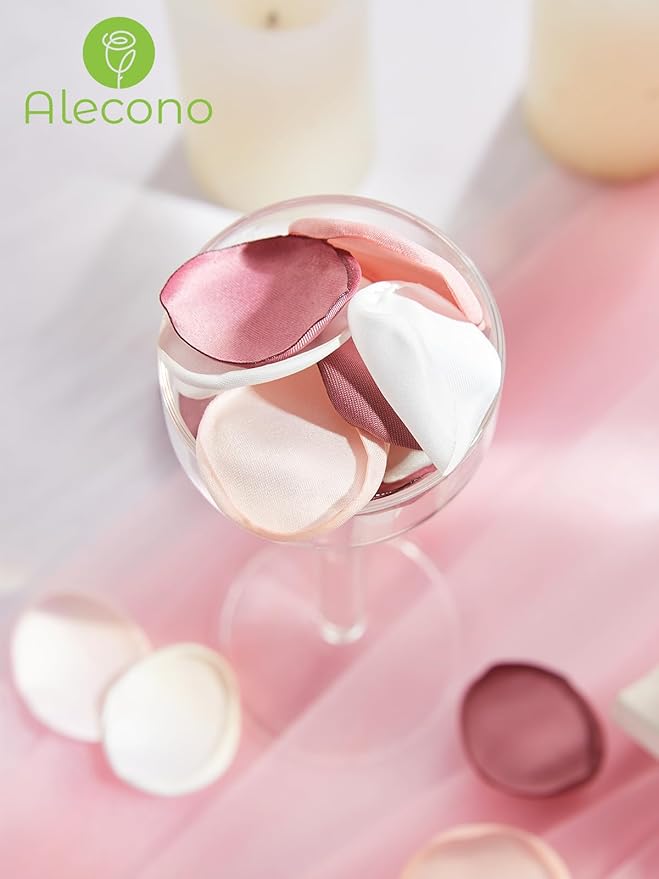 Alecono  Silk Rose Petals, Fake Rose Petals - Image 6
