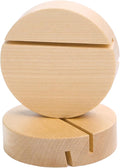 UNIQOOO 10 Pack 3" Round Birch Wood Stands by UNIQOOO