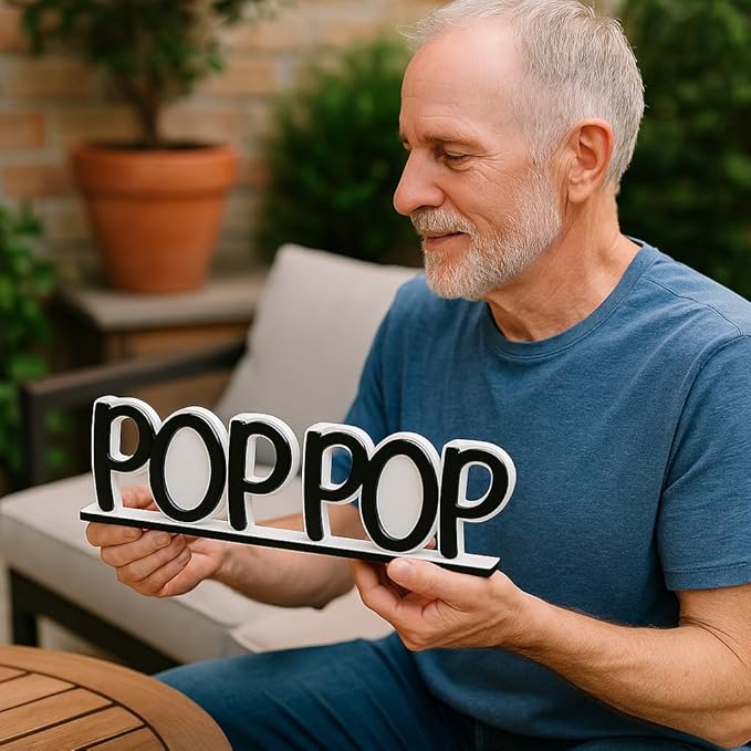 Gift for PopPop, Picture frame for Grandpa, Grandpa picture frame, Pop Pop - Image 3