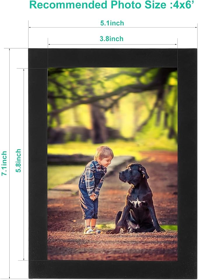 CRUGLA 4x6 Magnetic Picture Frames - Image 6