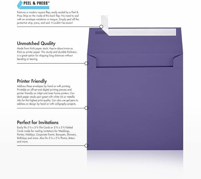 6 x 6 Square Envelopes - Image 9